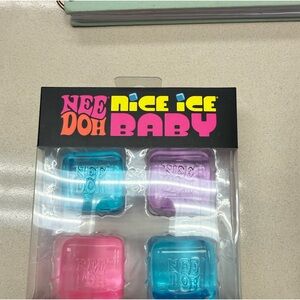 NeeDoh Nice Ice Baby Sensory Squishy Set - Pink, Blue, Purple